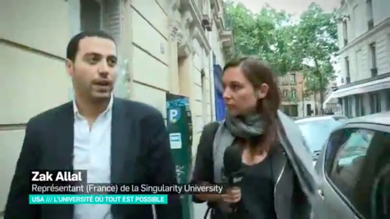 Zak Allal Canal+ Singularity University Segment